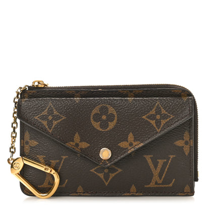 Louis Vuitton Monogram Recto Verso Card Holder Black 1 of 10
