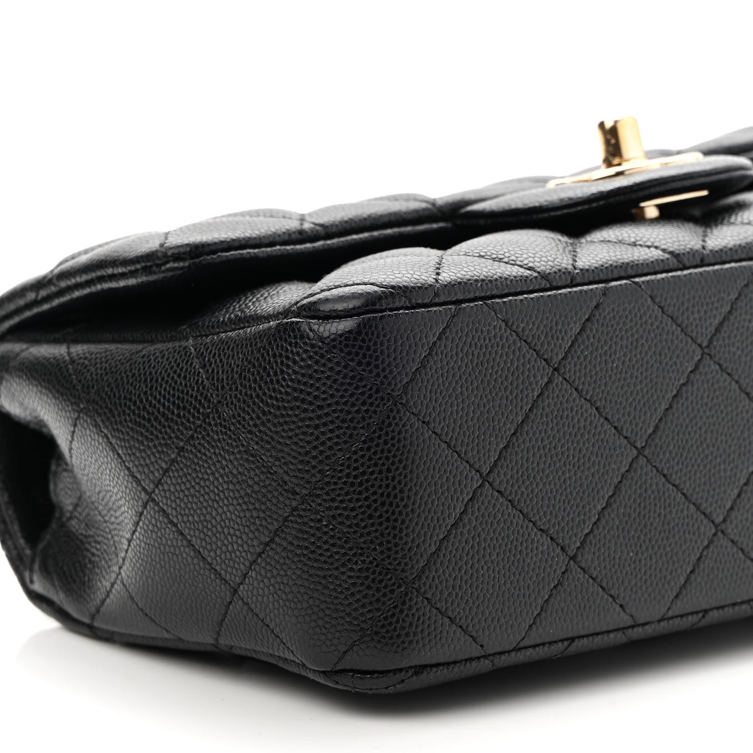 Chanel Caviar Quilted Mini Rectangular Flap Black 8 of 9