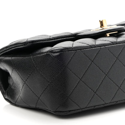 Chanel Caviar Quilted Mini Rectangular Flap Black 8 of 9
