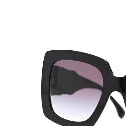 Chanel Acetate Calfskin Square Sunglasses 5474-Q-A Black 5 of 8