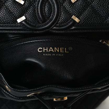 Chanel Caviar Quilted Filigree Backpack Black 5 of 15