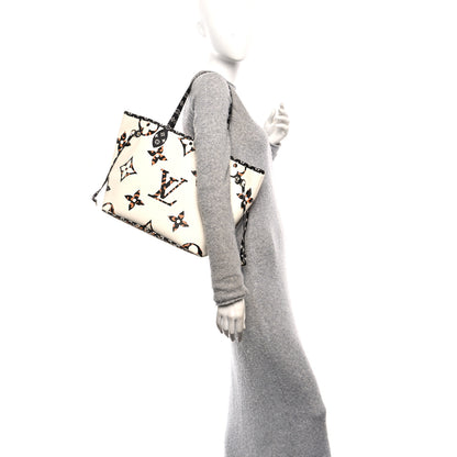 Louis Vuitton Monogram Giant Jungle Neverfull MM Ivory 2 of 11