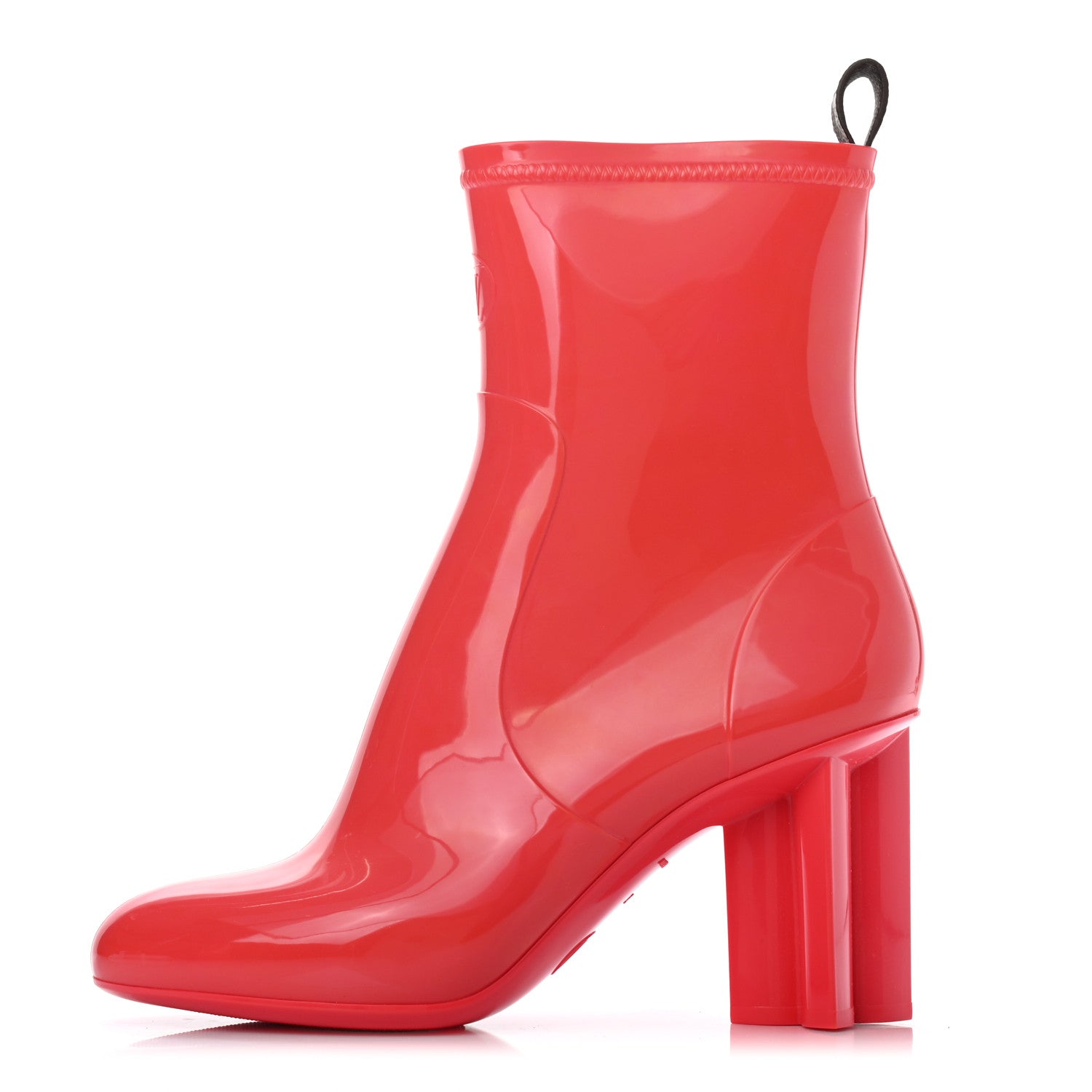Louis Vuitton Rubber Silhouette Ankle Boots 39 Corail 1 of 8
