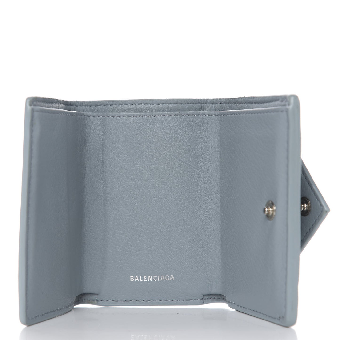 Calfskin Mini Papier Wallet Cyclade