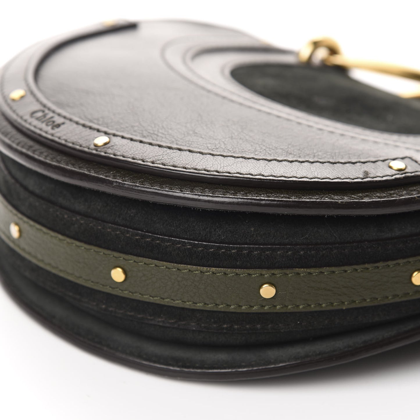 Calfskin Suede Small Pixie Bag Intense Green