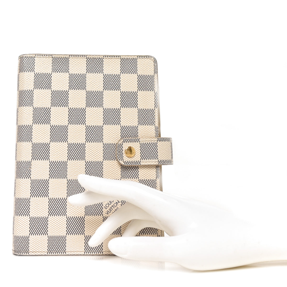 Damier Azur Medium Ring Agenda Cover