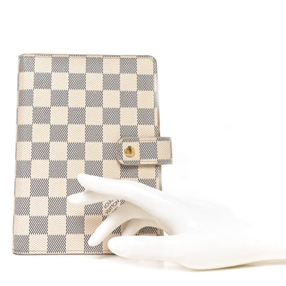 Louis Vuitton Damier Azur Medium Ring Agenda Cover 2 of 6