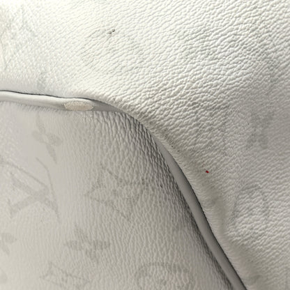 Louis Vuitton Monogram Logo Keepall Bandouliere 50 White 7 of 10