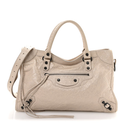 Balenciaga Agneau Classic Hardware Medium Le City Almond 1 of 10
