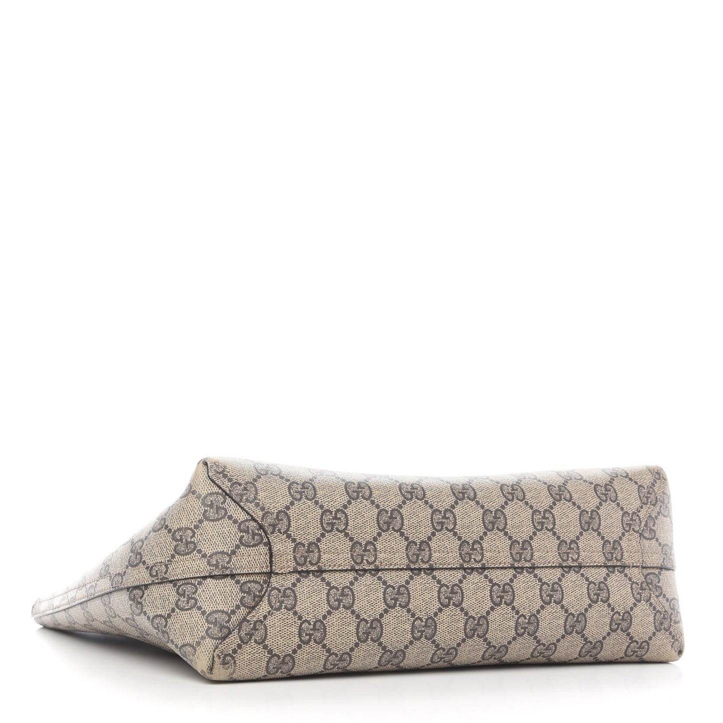 GG Supreme Monogram Small Reversible Tote Beige Black