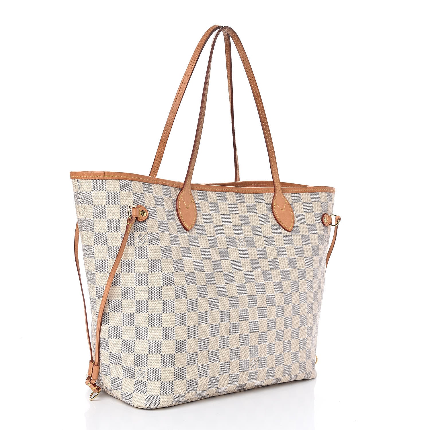 Louis Vuitton Damier Azur Neo Neverfull MM Rose Ballerine 4 of 20