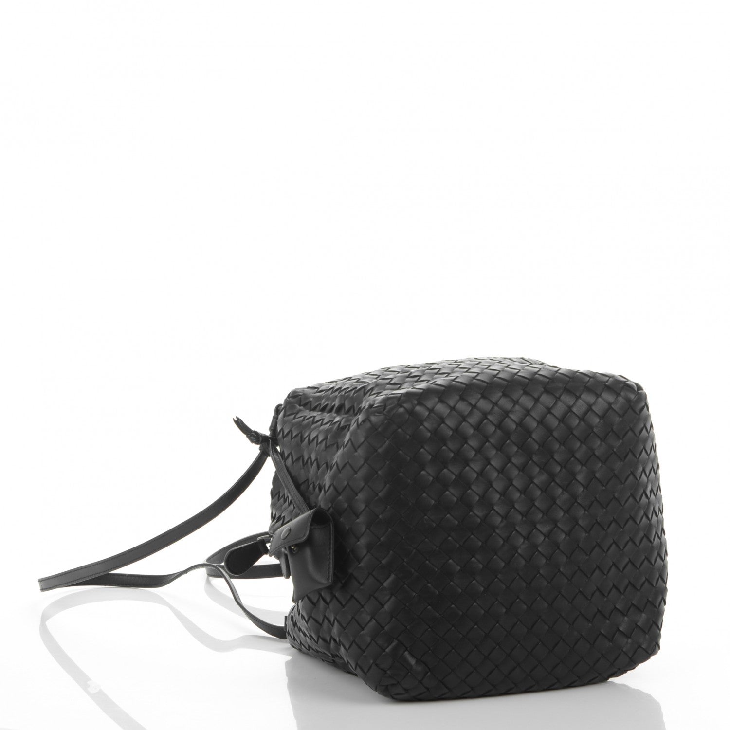 Bottega Veneta Nappa Intrecciato Cube Messenger Nero Black 4 of 6