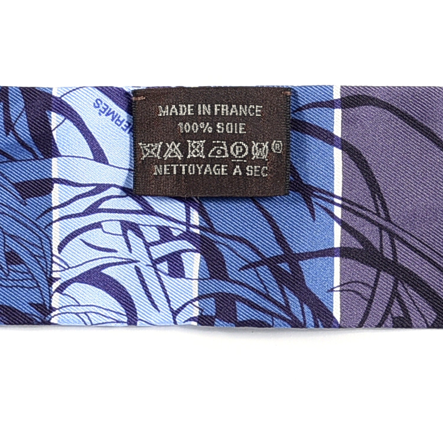 Hermes Silk Jungle Love Rainbow Twilly Bleu Vert Ocre 3 of 3