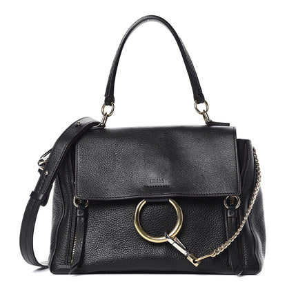 Chloe Calfskin Small Faye Day Shoulder Bag Black 1 of 13