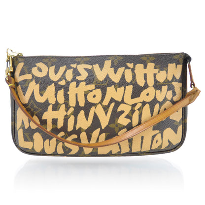 Louis Vuitton Monogram Graffiti Pochette Accessories Peach 1 of 9
