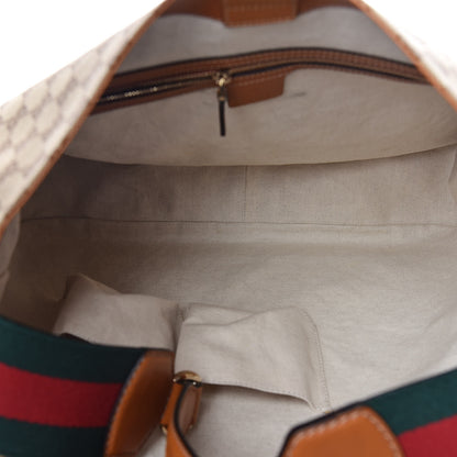 Gucci Monogram Medium Heritage Shoulder Bag Light Tobacco 5 of 14