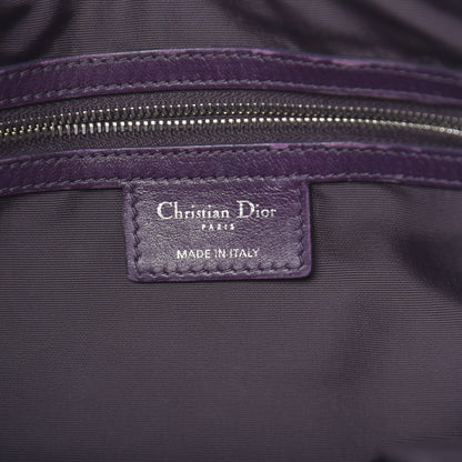 Christian Dior Lambskin Cannage Medium Granville Tote Purple 8 of 20