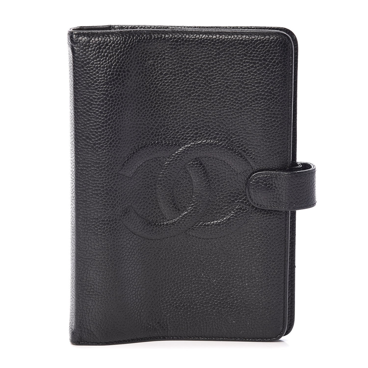 Chanel Caviar CC Medium Ring Agenda Planner Black 1 of 16