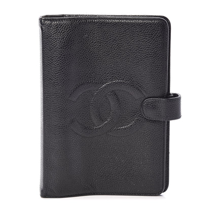 Chanel Caviar CC Medium Ring Agenda Planner Black 1 of 16