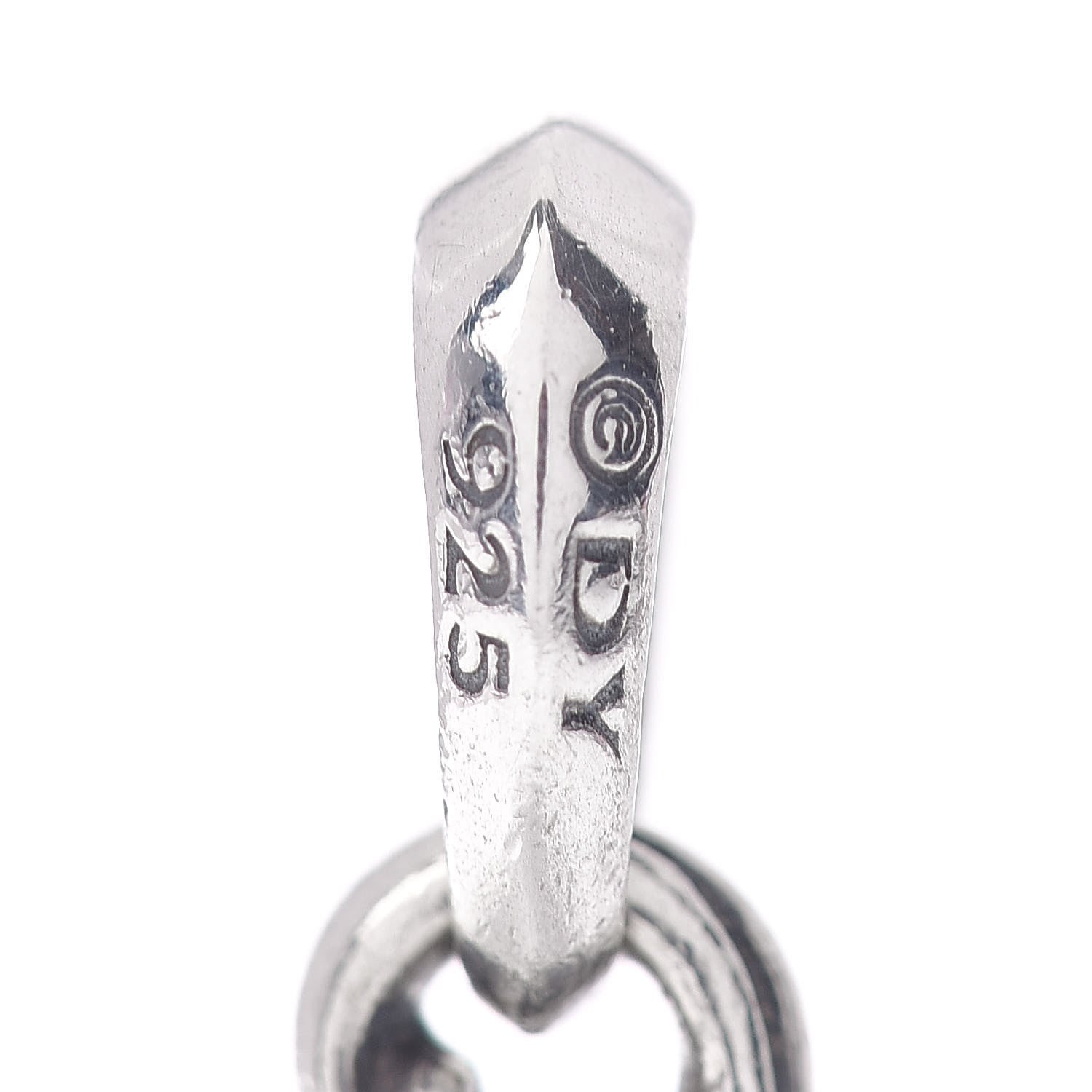 David Yurman Sterling Silver Waves Dagger Amulet Pendant 3 of 3