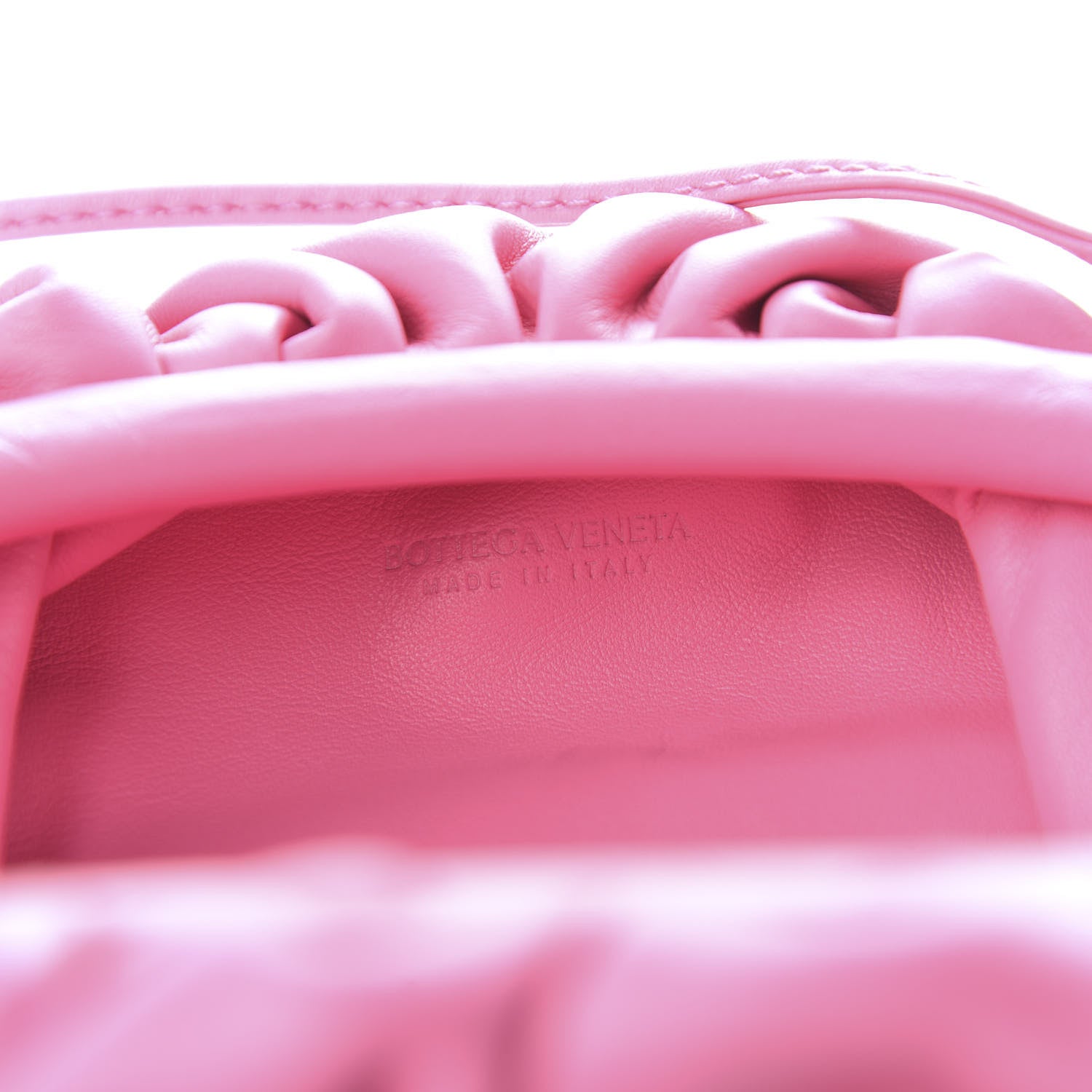 Bottega Veneta Butter Calfskin The Mini Pouch Pink 8 of 9