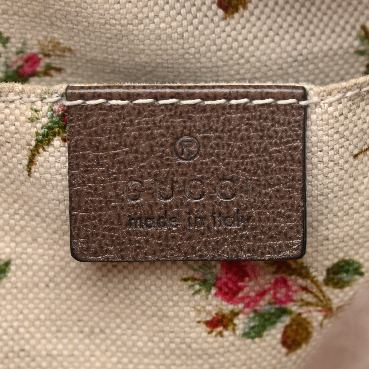 Gucci GG Supreme Monogram Web Neo Vintage Shoulder Bag Beige New Acero Crop 6 of 12