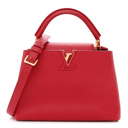 Louis Vuitton Taurillon Capucines BB Rubis 1 of 8