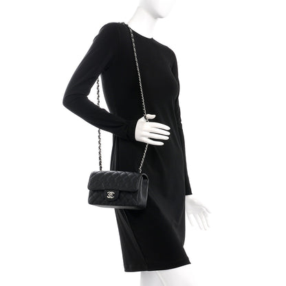 Chanel Caviar Quilted Mini Rectangular Flap Black 2 of 7