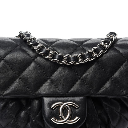 Chanel Washed Lambskin Mini Chain Around Messenger Black 11 of 11