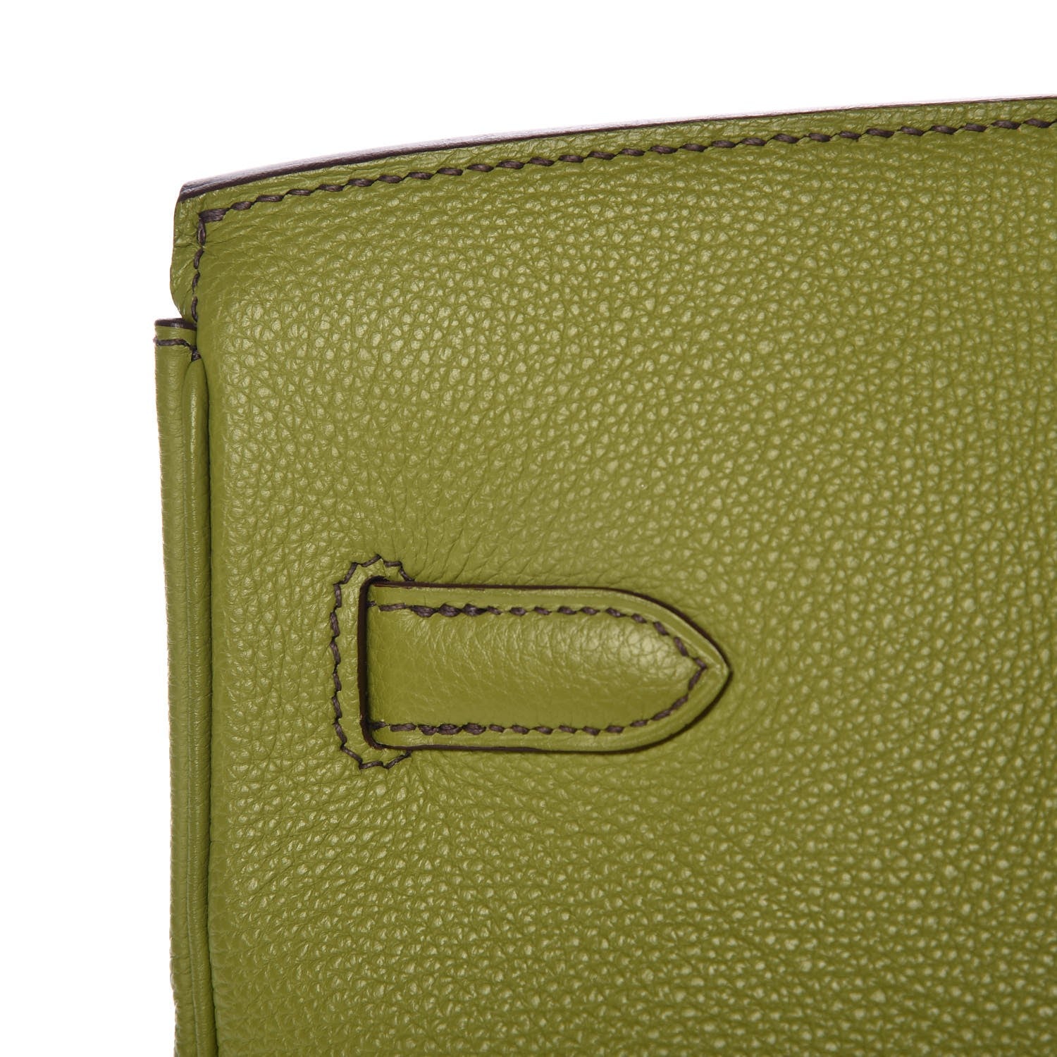Hermes Togo Birkin 35 Vert Anis 33 of 41