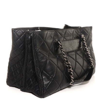 Chanel Caviar Quilted Coco Casual Tote Black 3 of 7