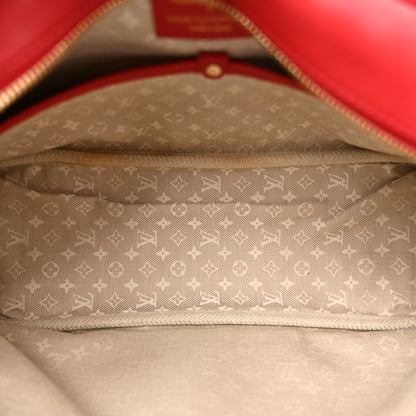 Louis Vuitton Supple Calfskin Paname Take Off Flight Overseas Bag Red 5 of 17