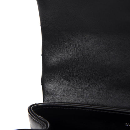Saint Laurent Calfskin Y Quilted Monogram Toy Loulou Crossbody Bag Black 9 of 13