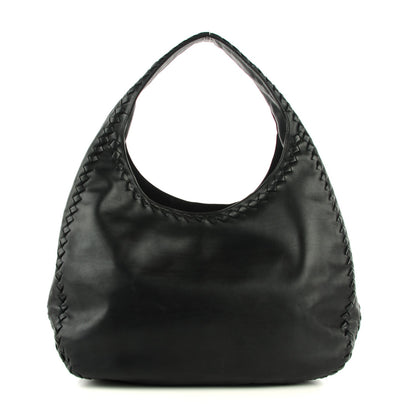 Bottega Veneta Nappa Intrecciato Hobo Nero Black 1 of 8