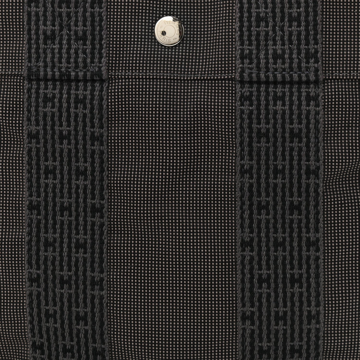 Hermes Canvas Tout Fourre PM Grey 7 of 9