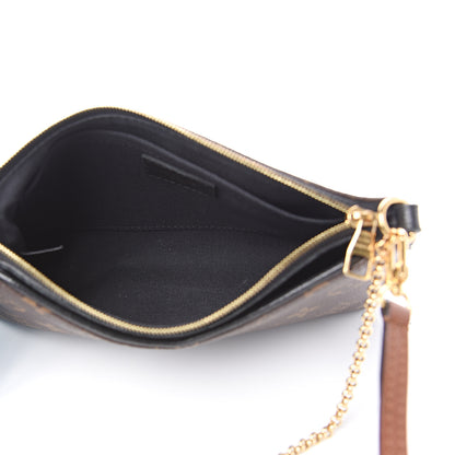 Louis Vuitton Monogram Pallas Clutch Black 4 of 9