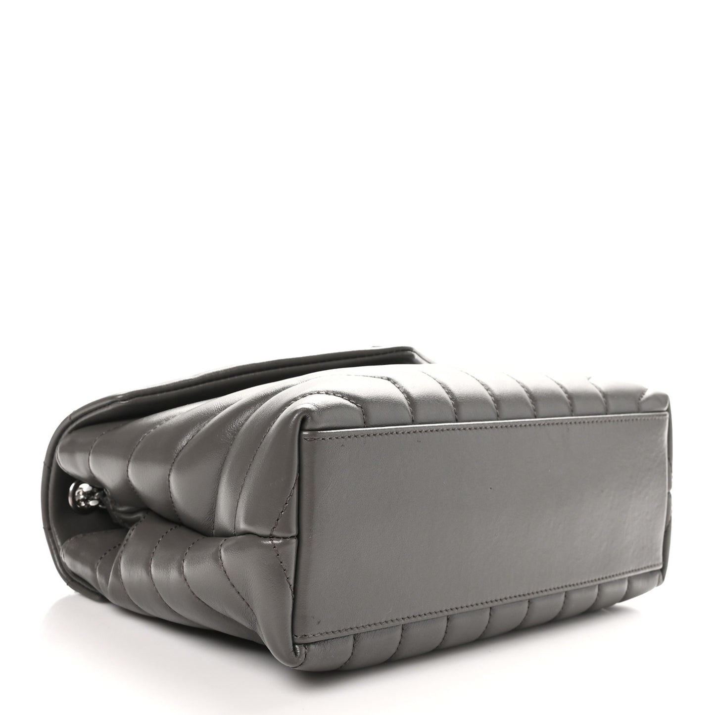 Calfskin Y Quilted Monogram Small Loulou Chain Satchel Earth