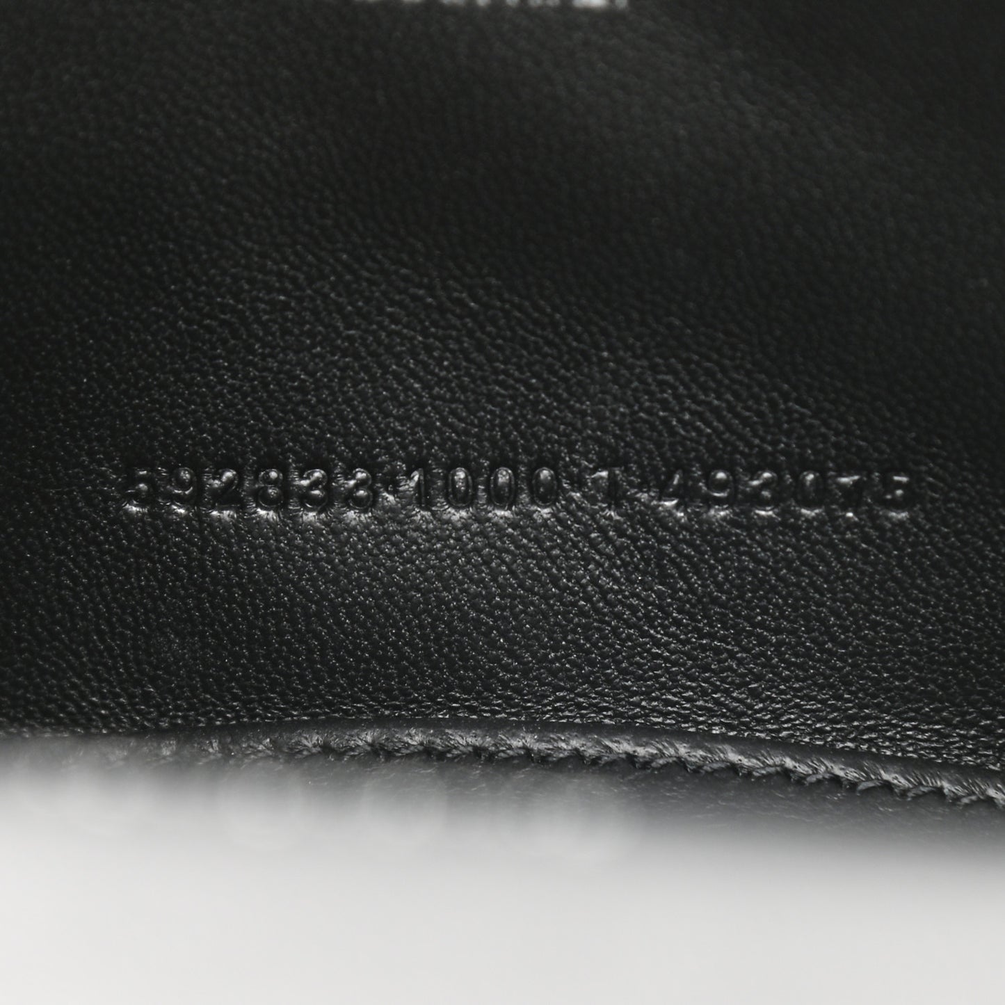 Grained Calfskin Hourglass Top Handle Bag XS Black