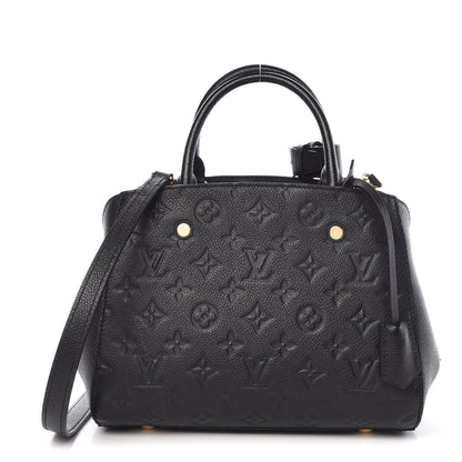Louis Vuitton Empreinte Montaigne BB Black 1 of 9