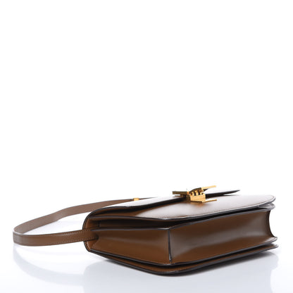 Celine Box Calfskin Medium Classic Box Flap Bag Camel 4 of 10