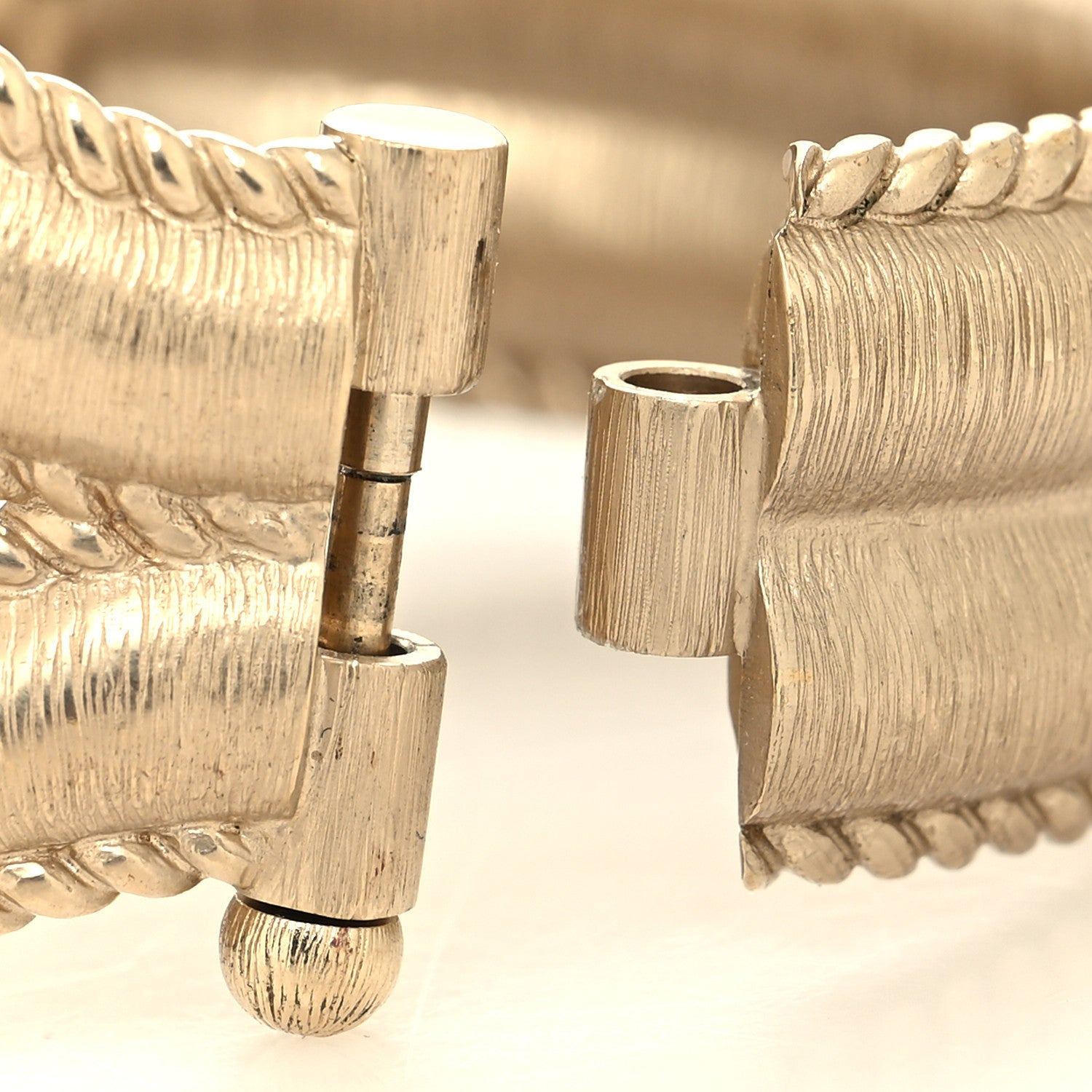 Chanel Pearl CC Cuff Gold 4 of 5