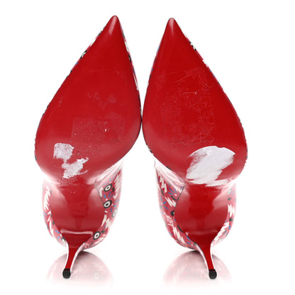 Christian Louboutin Patent Ginzana Pigalle Follies 100 Pumps 37 Loubi 5 of 11