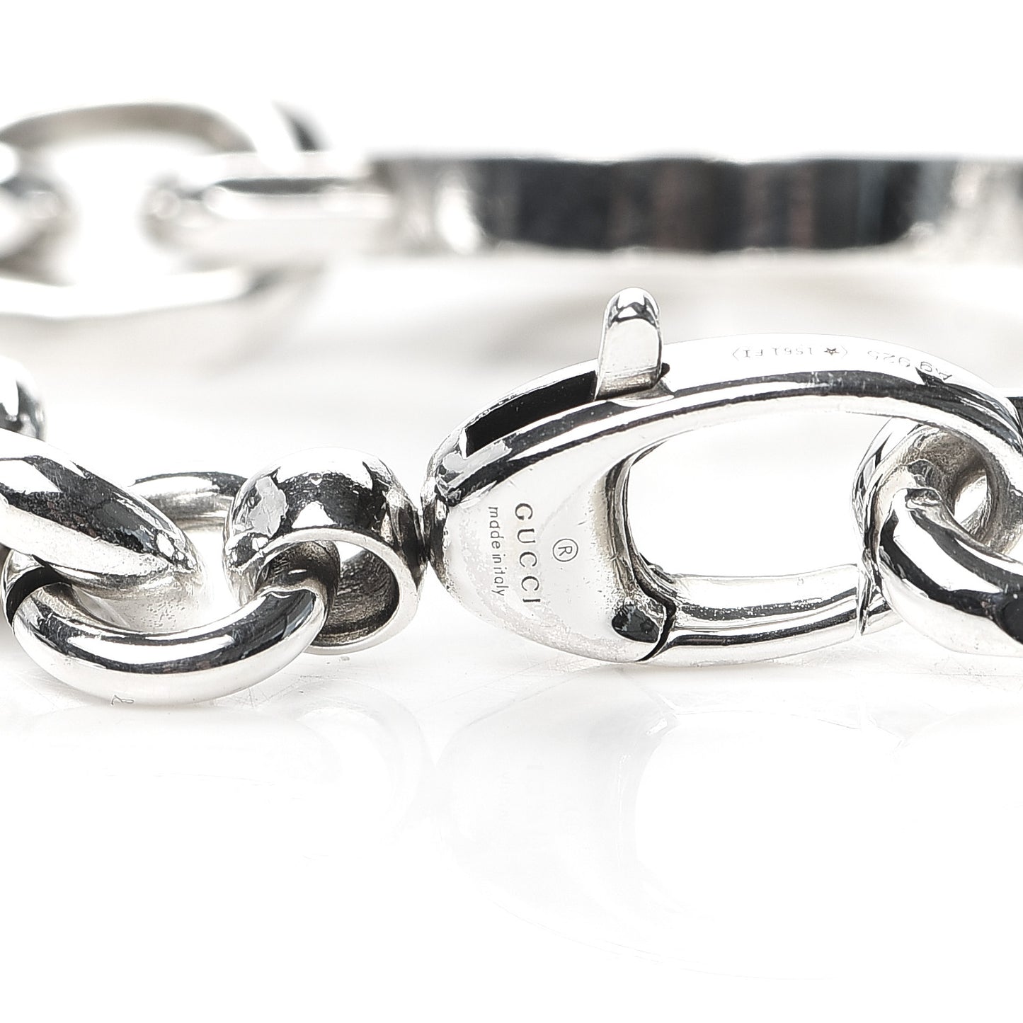 Sterling Silver Interlocking G Link Bracelet