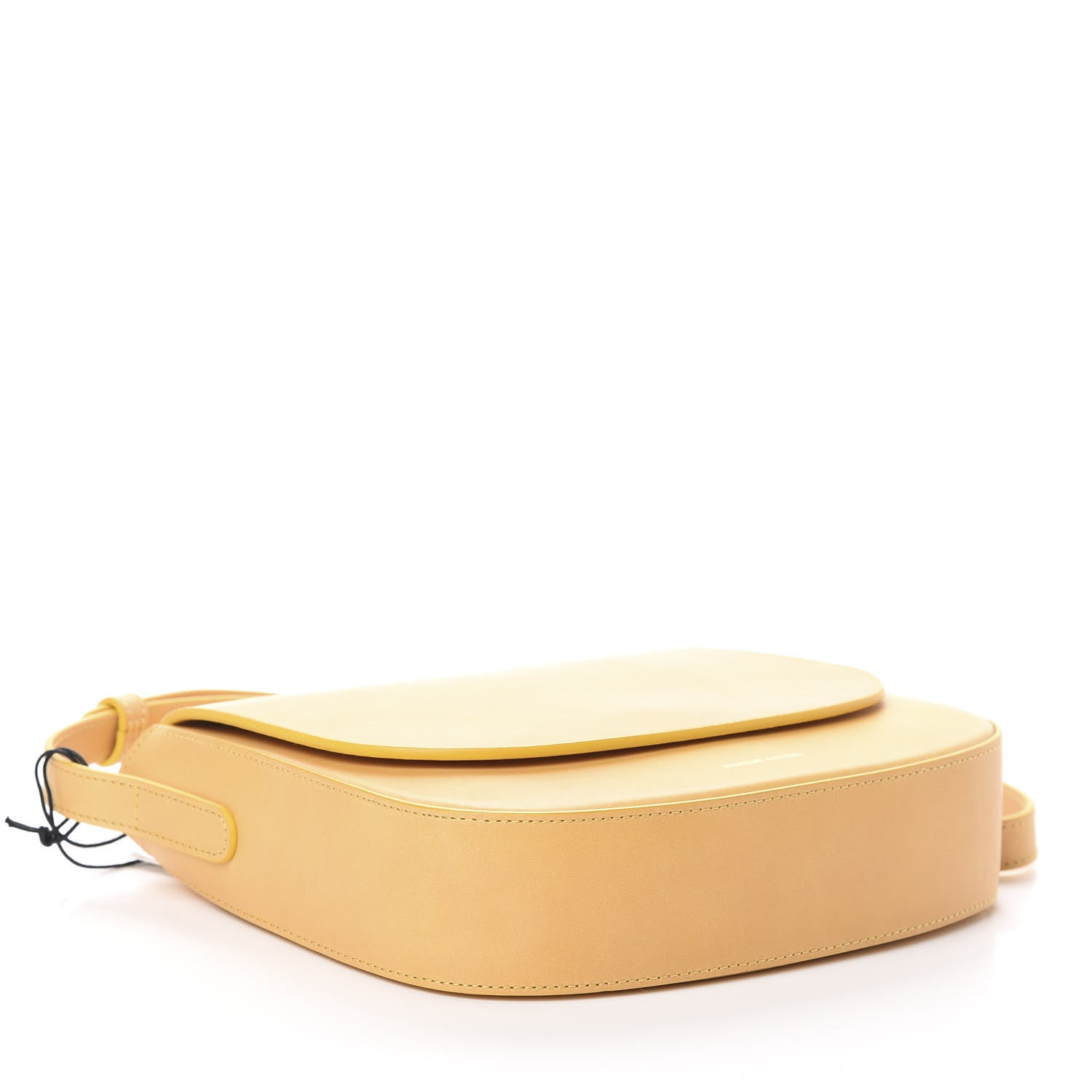 Mansur Gavriel Calfskin Flap Crossbody Bag Yellow 4 of 9