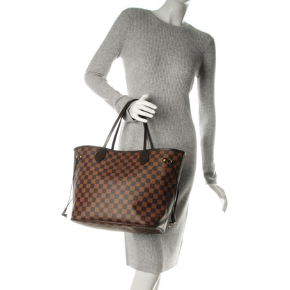 Louis Vuitton Damier Ebene Neverfull MM 2 of 10