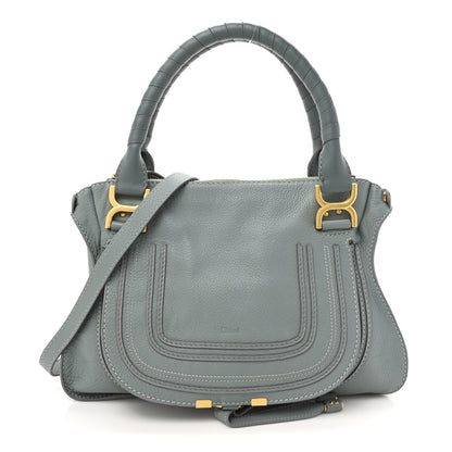 Chloe Calfskin Medium Marcie Satchel Cloudy Blue 7 of 30