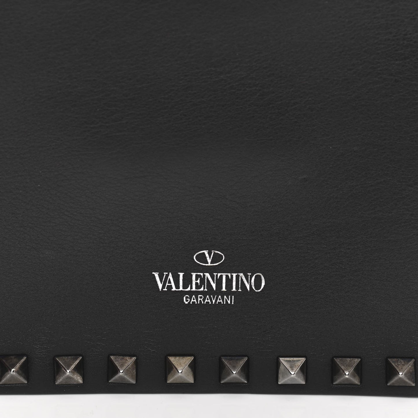 Vitello Rockstud Crossbody Bag Black