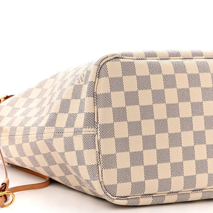 Louis Vuitton Damier Azur Neo Neverfull MM Rose Ballerine 13 of 15