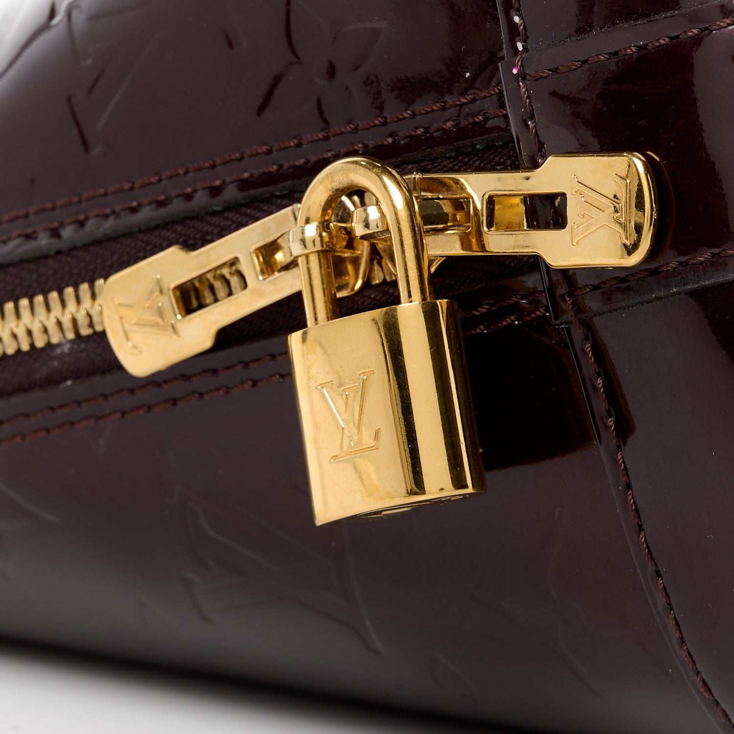 Louis Vuitton Vernis Alma PM Amarante 8 of 11