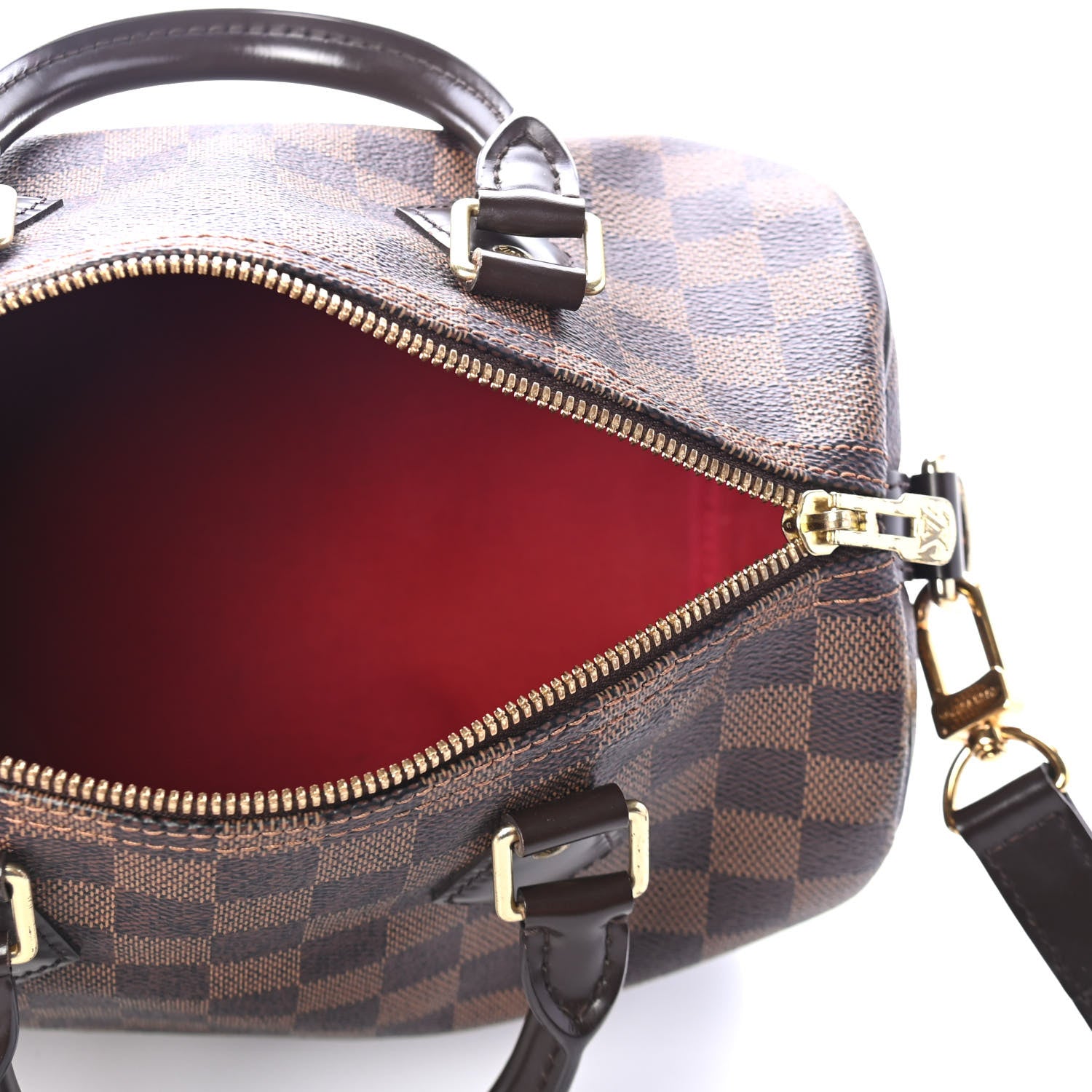 Louis Vuitton Damier Ebene Speedy Bandouliere 25 4 of 4